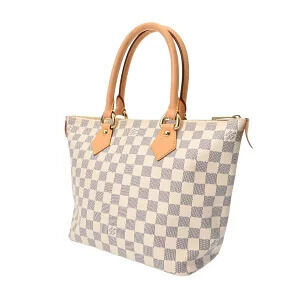 Louis Vuitton Handbag Canvas Damier White Saleya White Azur